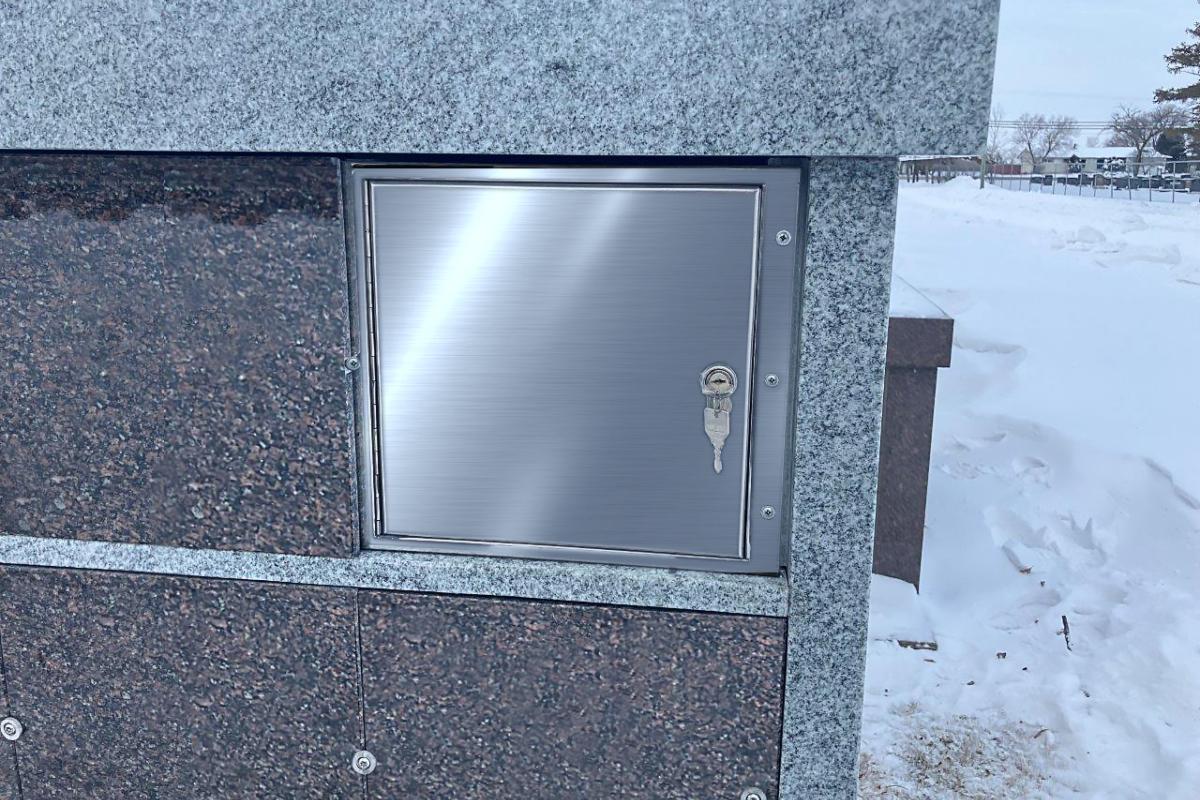 Large Columbaria Privacy Shutter